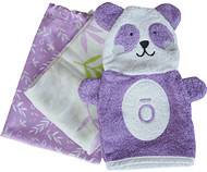 Baby swaddle & wash Mitt - Babaápoló