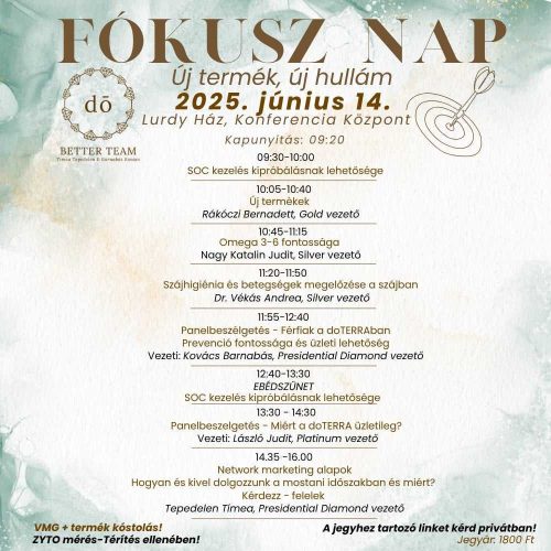 DO BETTER team fókusz nap 2025.06.14.