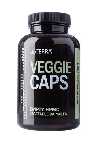 Zöldségkapszulák 160 üres kapszula, Veggie Caps doTERRA
