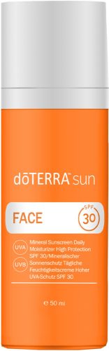 dōTERRA™ sun mindennapos ásványi fényvédő és hidratálókrém arcra doTERRA